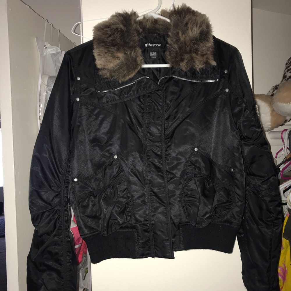 Winter snow/rain jacket with fur.